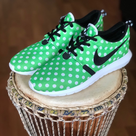 Nike Roshe NM Polka Dot 810857-300 Green Size 12 - Picture 5 of 7